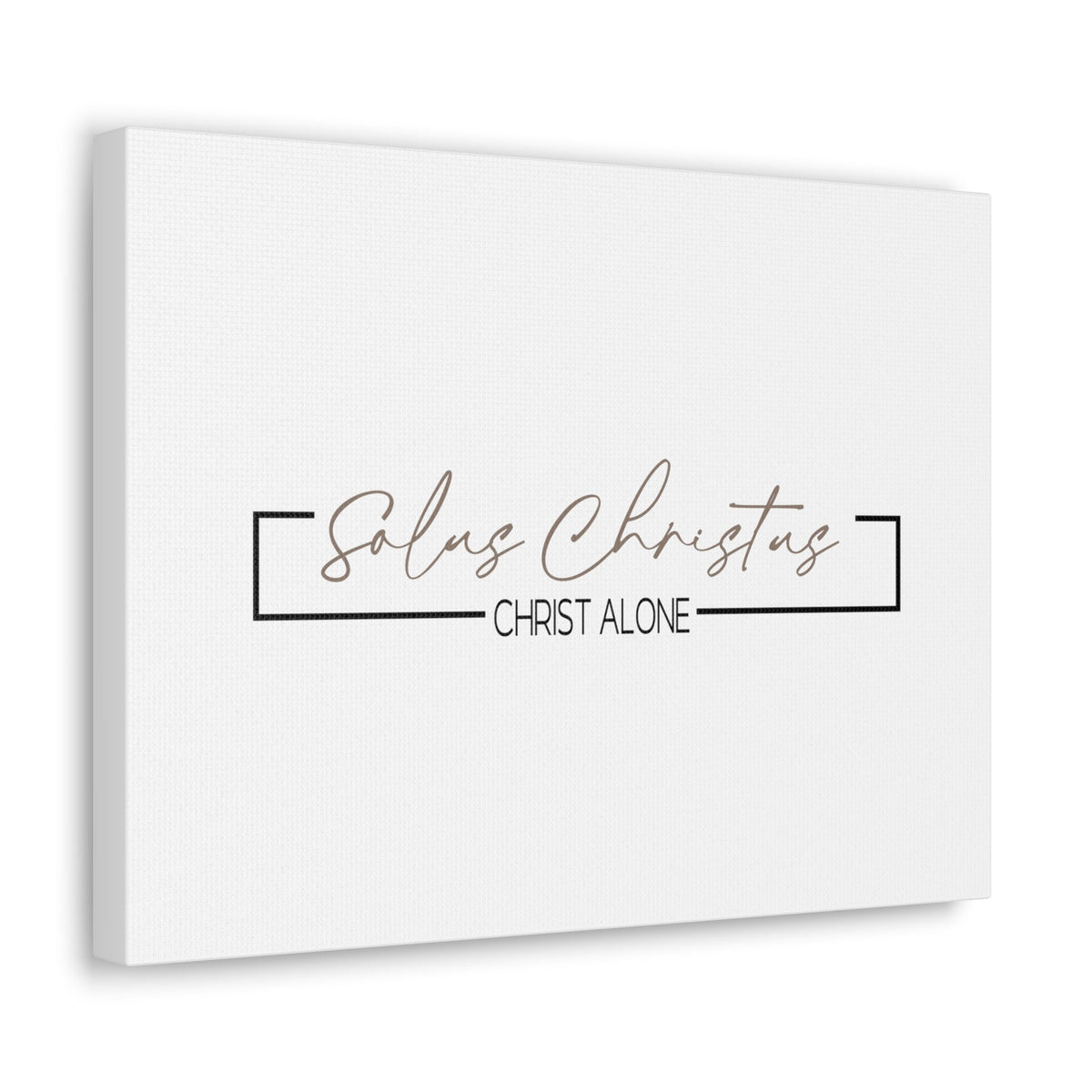 Scripture Walls Christ Alone John 3:36 White Bible Canvas Christian Wall Art Ready to Hang Unframed-Express Your Love Gifts