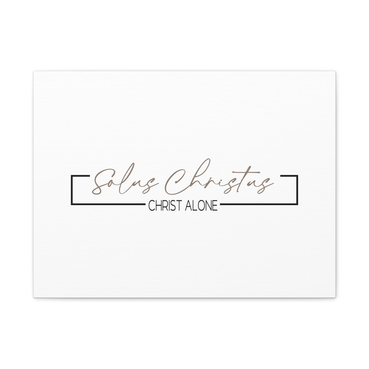 Scripture Walls Christ Alone John 3:36 White Bible Canvas Christian Wall Art Ready to Hang Unframed-Express Your Love Gifts