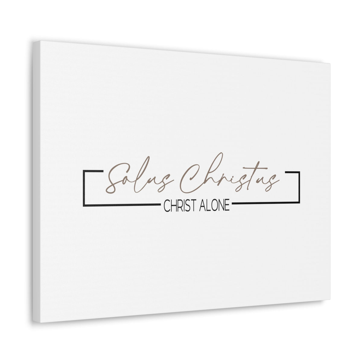 Scripture Walls Christ Alone John 3:36 White Bible Canvas Christian Wall Art Ready to Hang Unframed-Express Your Love Gifts