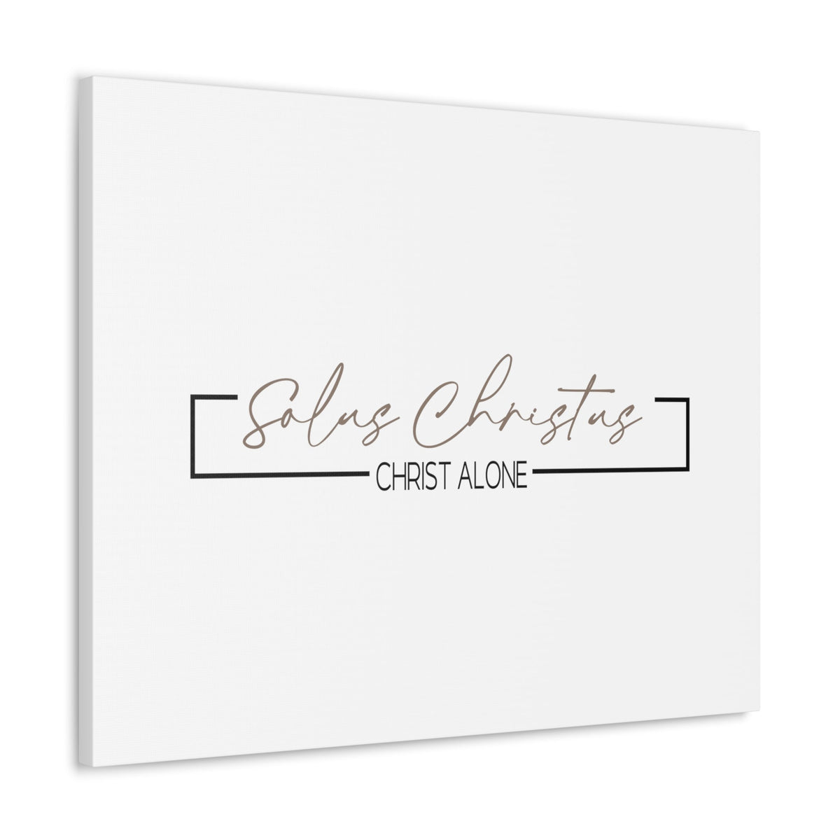 Scripture Walls Christ Alone John 3:36 White Bible Canvas Christian Wall Art Ready to Hang Unframed-Express Your Love Gifts