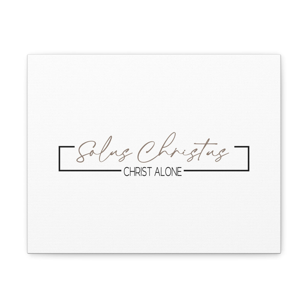 Scripture Walls Christ Alone John 3:36 White Bible Canvas Christian Wall Art Ready to Hang Unframed-Express Your Love Gifts
