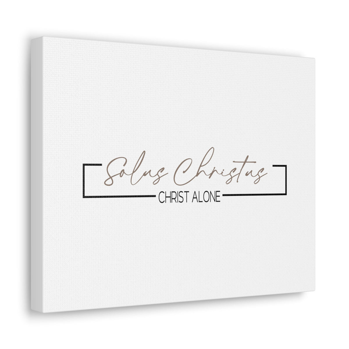 Scripture Walls Christ Alone John 3:36 White Bible Canvas Christian Wall Art Ready to Hang Unframed-Express Your Love Gifts