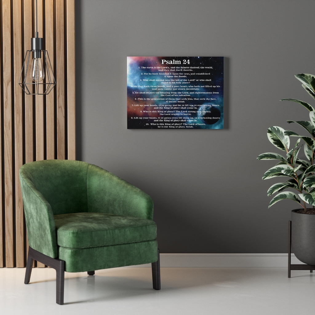 Scripture Walls Christ is King Psalm 24 Bible Verse Canvas Christian Wall Art Ready to Hang Unframed-Express Your Love Gifts