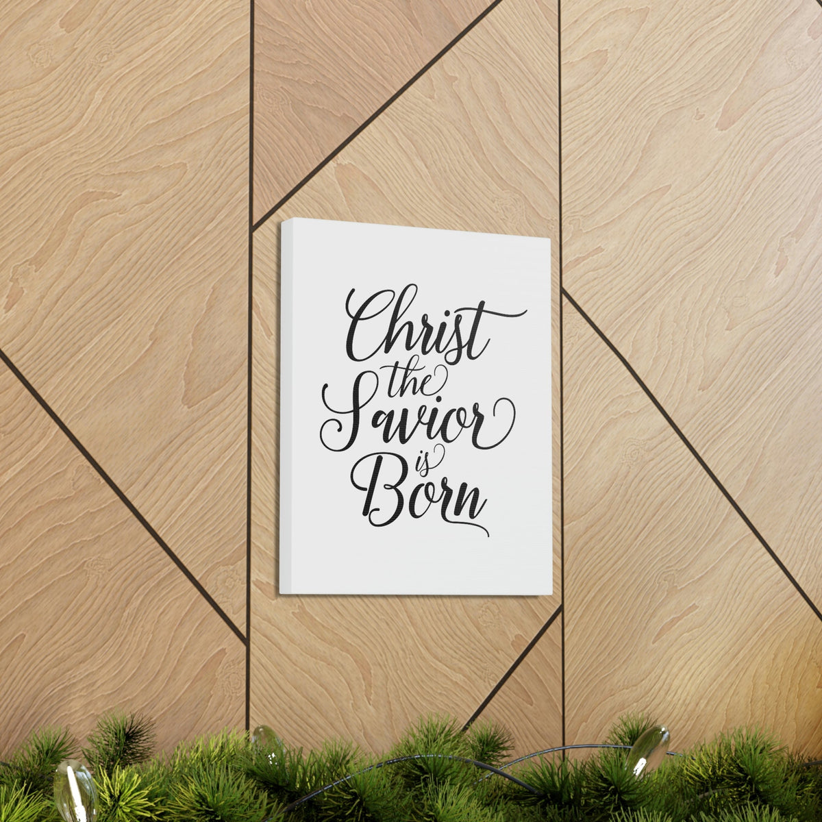 Scripture Walls Christ The Savior Is Born Isaiah 9:6 Christian Wall Art Bible Verse Print Ready to Hang Unframed-Express Your Love Gifts