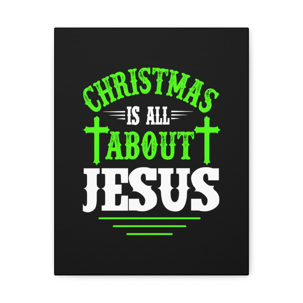 Scripture Walls Christmas Is All About Jesus Luke 2:11 Christian Wall Art Bible Verse Print Ready to Hang Unframed-Express Your Love Gifts