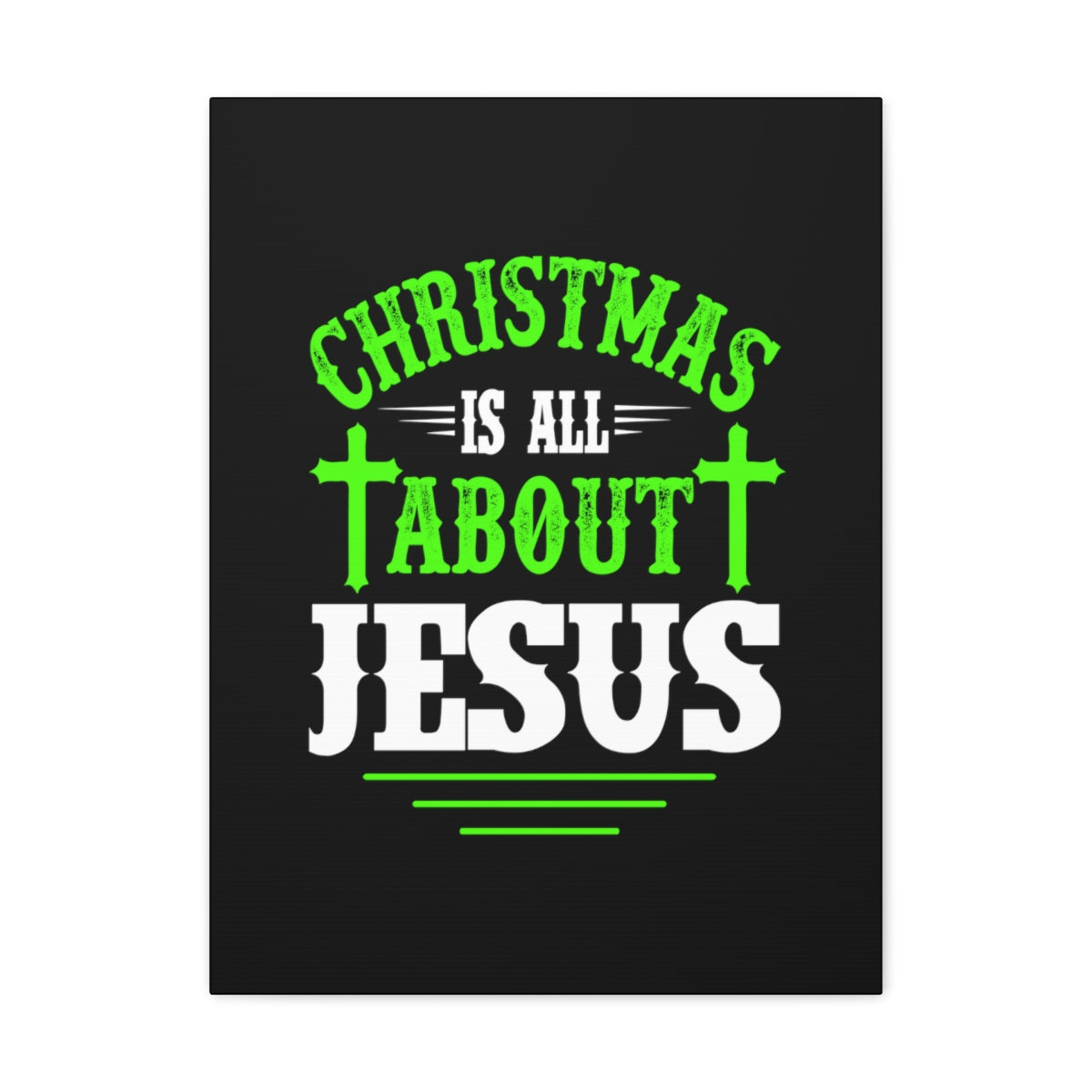 Scripture Walls Christmas Is All About Jesus Luke 2:11 Christian Wall Art Bible Verse Print Ready to Hang Unframed-Express Your Love Gifts