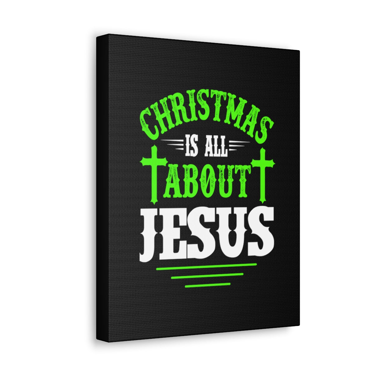 Scripture Walls Christmas Is All About Jesus Luke 2:11 Christian Wall Art Bible Verse Print Ready to Hang Unframed-Express Your Love Gifts