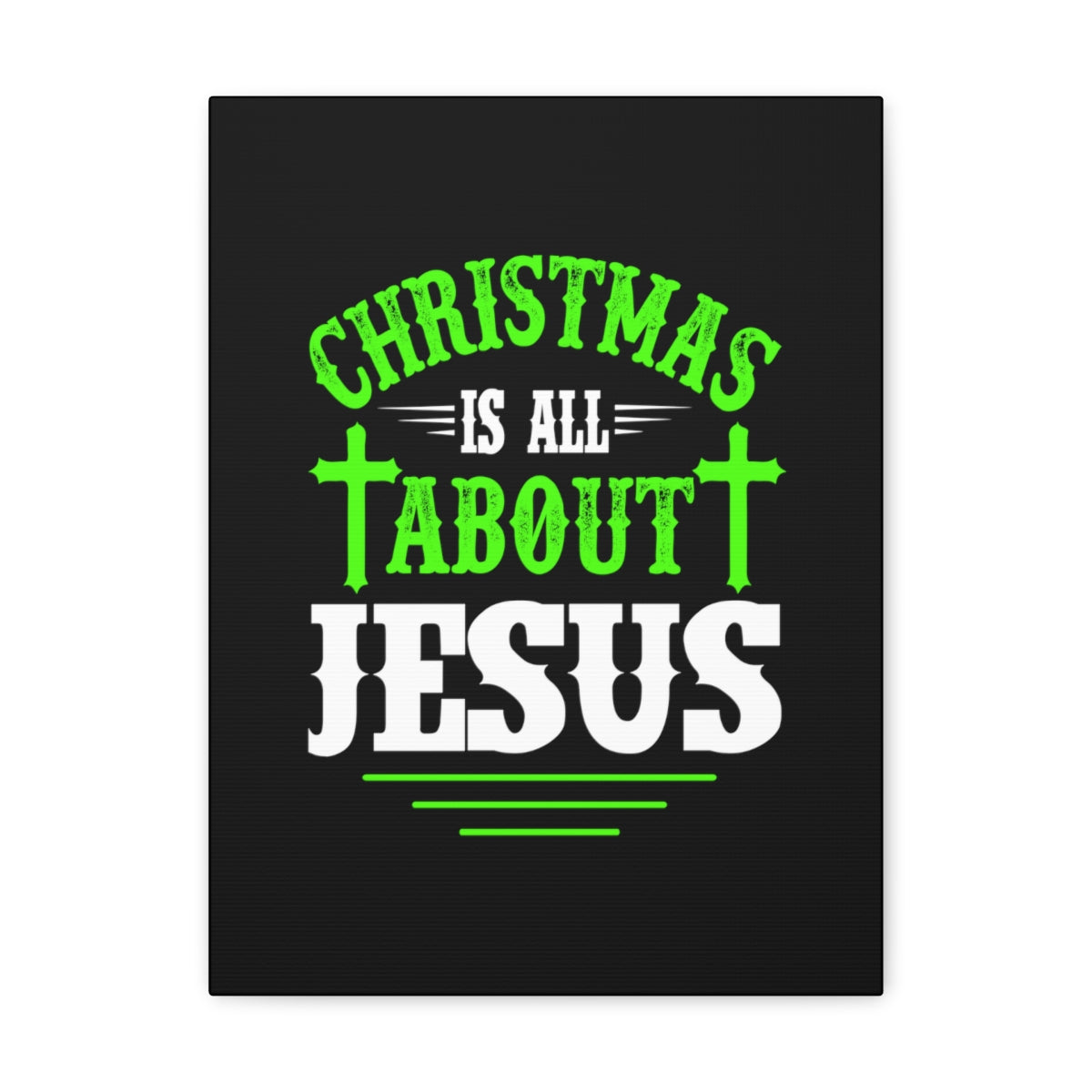 Scripture Walls Christmas Is All About Jesus Luke 2:11 Christian Wall Art Bible Verse Print Ready to Hang Unframed-Express Your Love Gifts