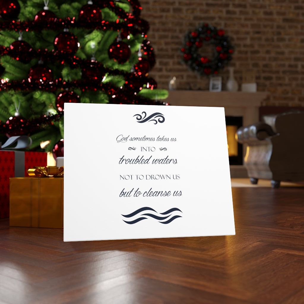 Scripture Walls Cleanse Us Bible Verse Canvas Christian Wall Art Ready to Hang Unframed-Express Your Love Gifts