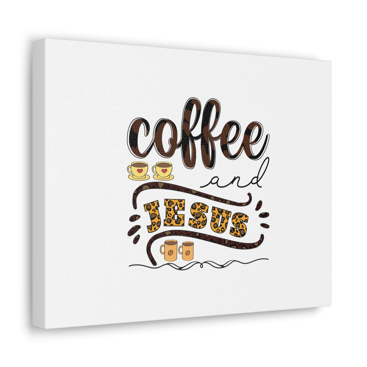 Scripture Walls Coffee And Jesus Lamentations 3:23 Art Christian Wall Art Bible Verse Print Ready to Hang Unframed-Express Your Love Gifts