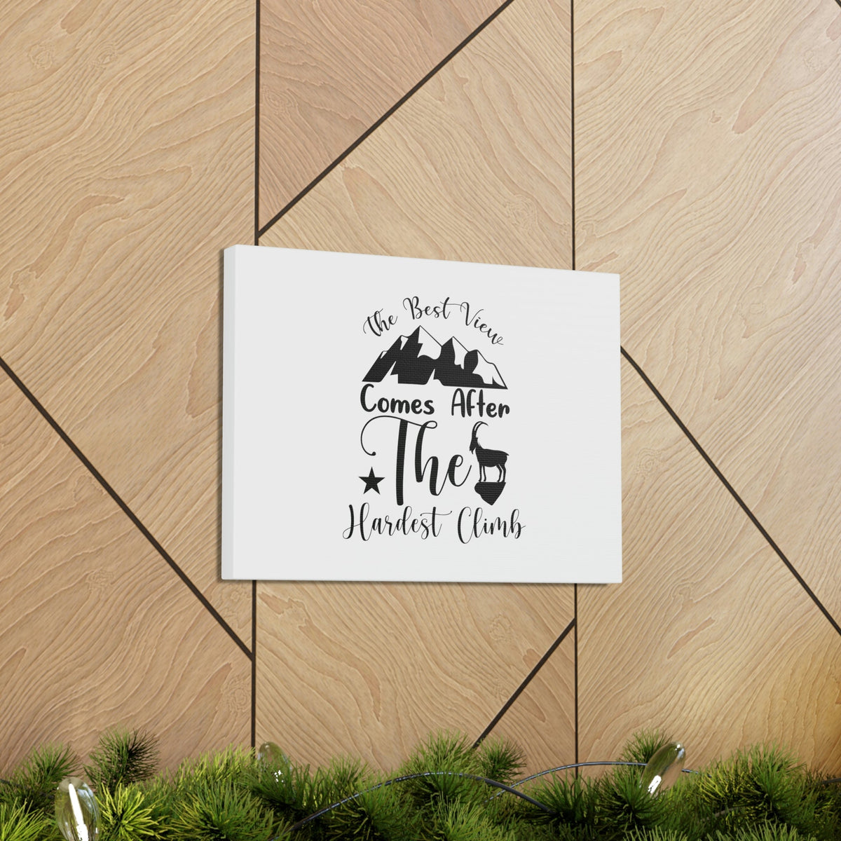 Scripture Walls Comes After The Hardest Climb 1 Timothy 4:10 Christian Wall Art Bible Verse Print Ready to Hang Unframed-Express Your Love Gifts