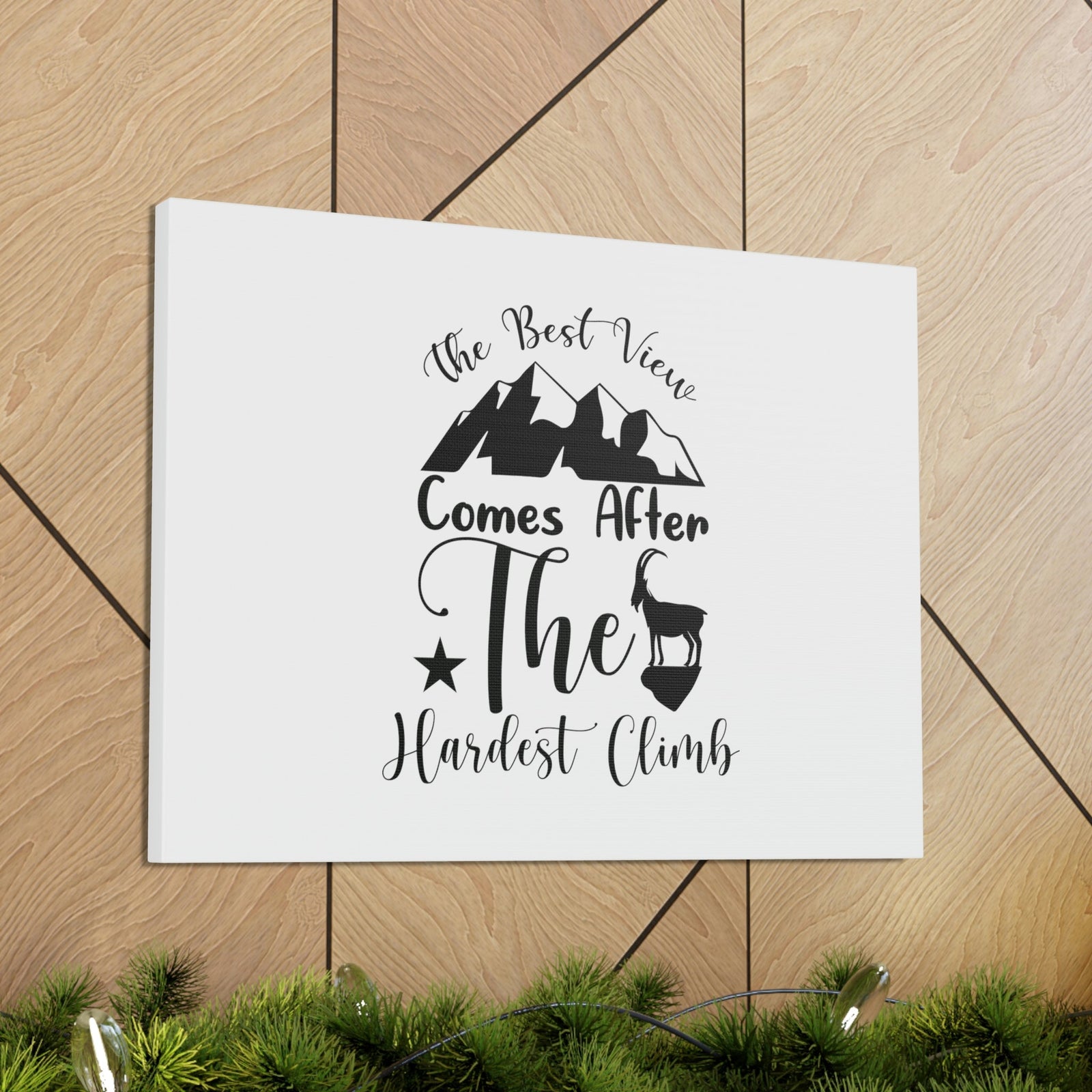 Scripture Walls Comes After The Hardest Climb 1 Timothy 4:10 Christian Wall Art Bible Verse Print Ready to Hang Unframed-Express Your Love Gifts