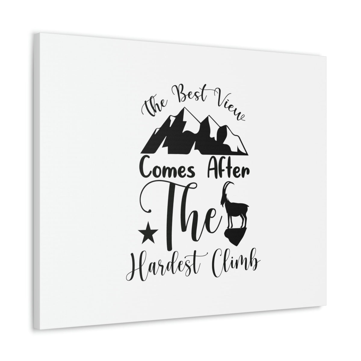 Scripture Walls Comes After The Hardest Climb 1 Timothy 4:10 Christian Wall Art Bible Verse Print Ready to Hang Unframed-Express Your Love Gifts