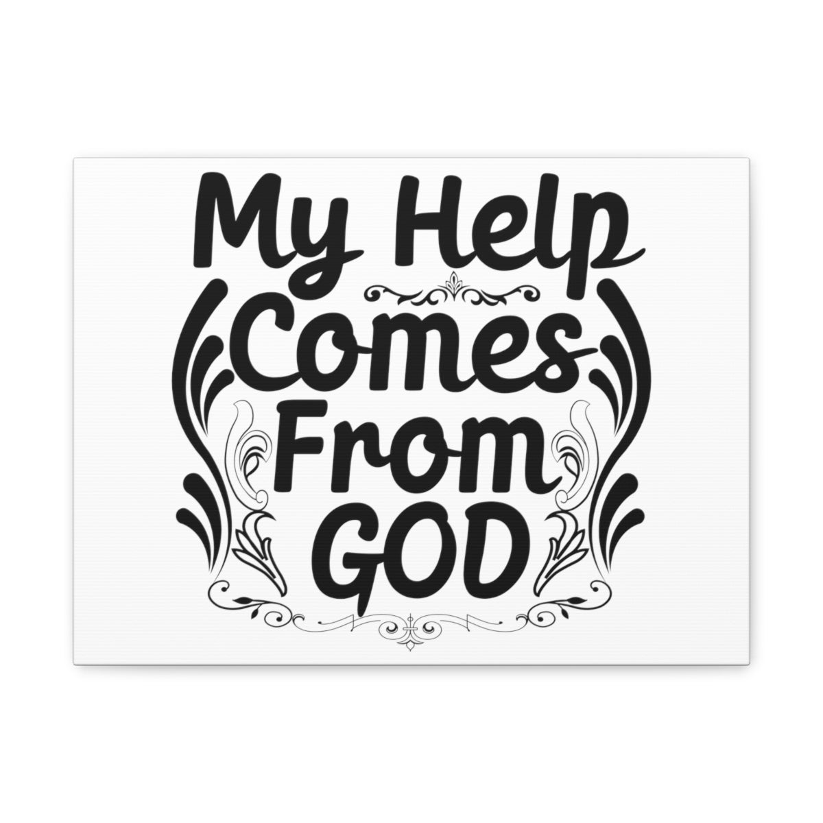 Scripture Walls Comes From God Isaiah 41:10 Christian Wall Art Print Ready to Hang Unframed-Express Your Love Gifts