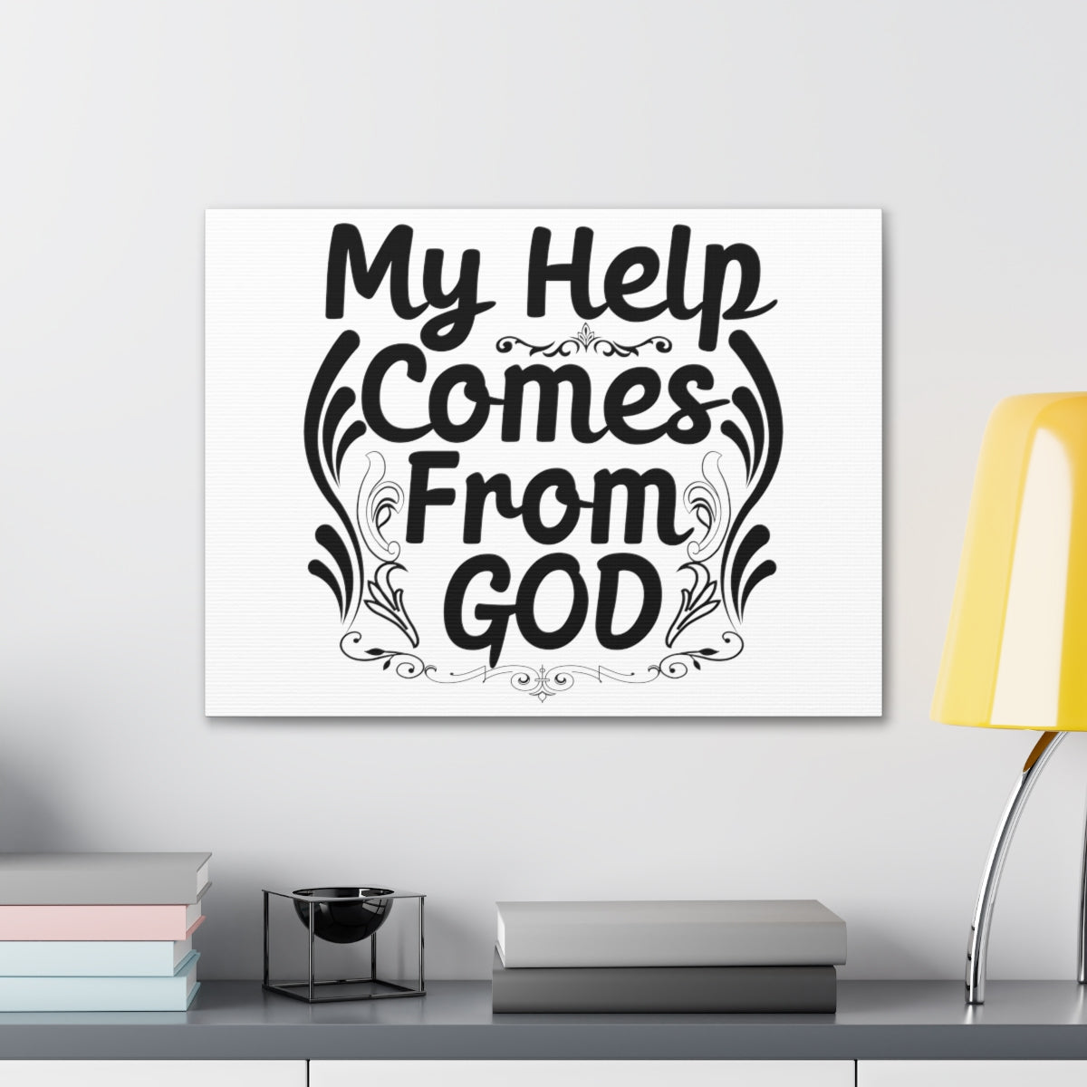 Scripture Walls Comes From God Isaiah 41:10 Christian Wall Art Print Ready to Hang Unframed-Express Your Love Gifts