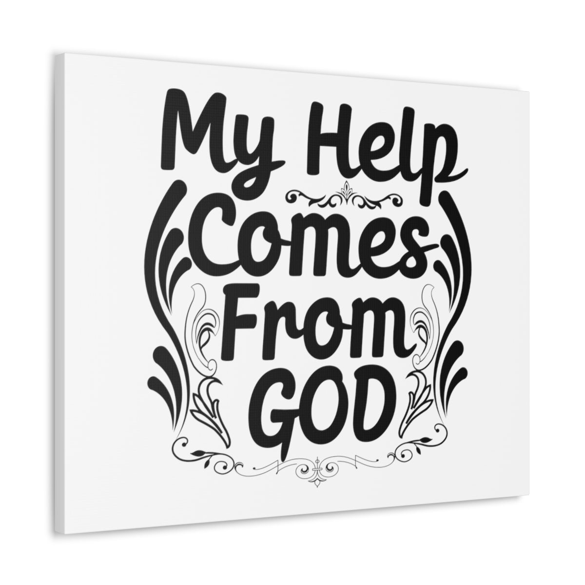 Scripture Walls Comes From God Isaiah 41:10 Christian Wall Art Print Ready to Hang Unframed-Express Your Love Gifts