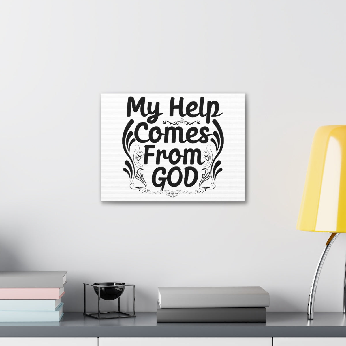 Scripture Walls Comes From God Isaiah 41:10 Christian Wall Art Print Ready to Hang Unframed-Express Your Love Gifts