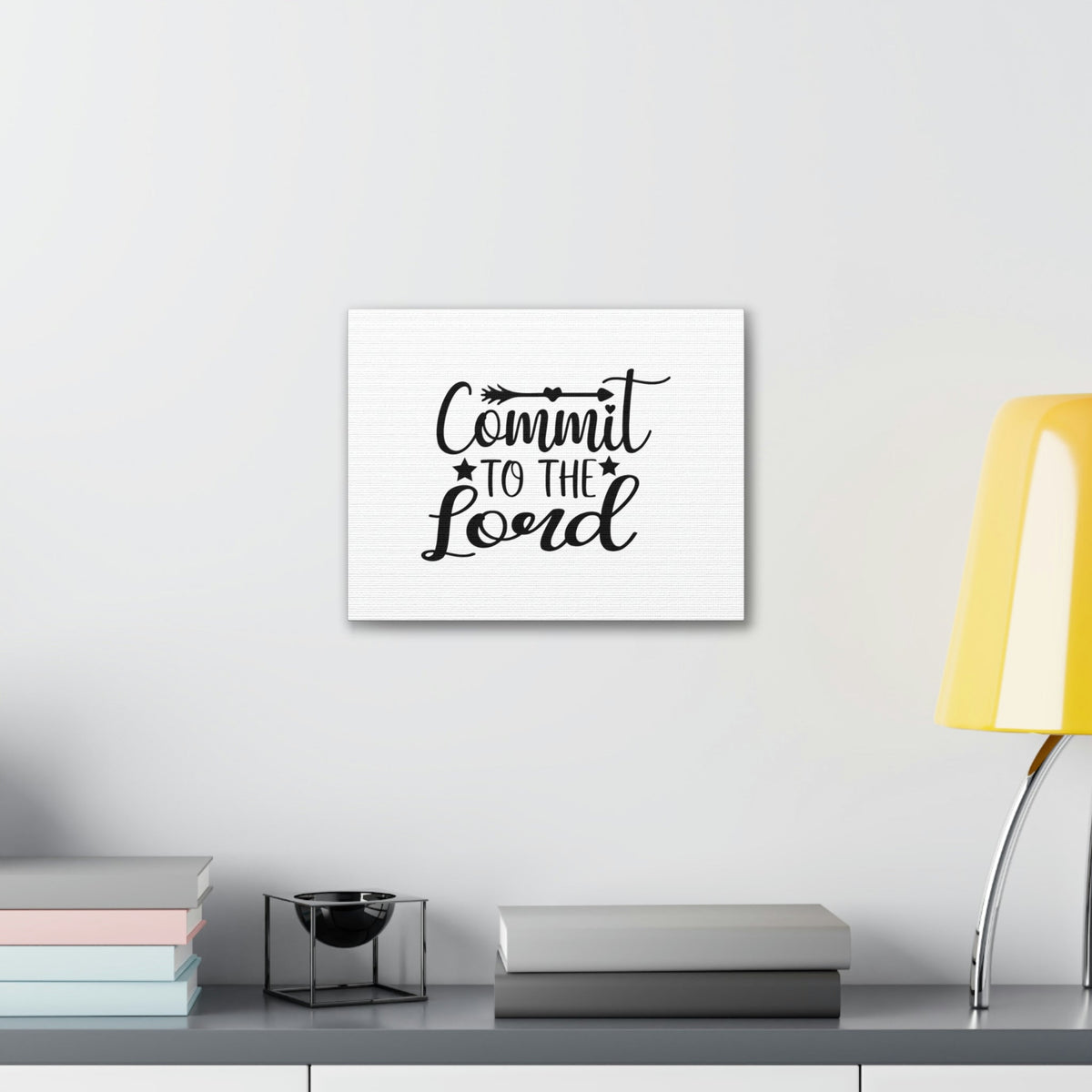 Scripture Walls Commit To The Lord Proverbs 16:3 Arrows Christian Wall Art Bible Verse Print Ready to Hang Unframed-Express Your Love Gifts