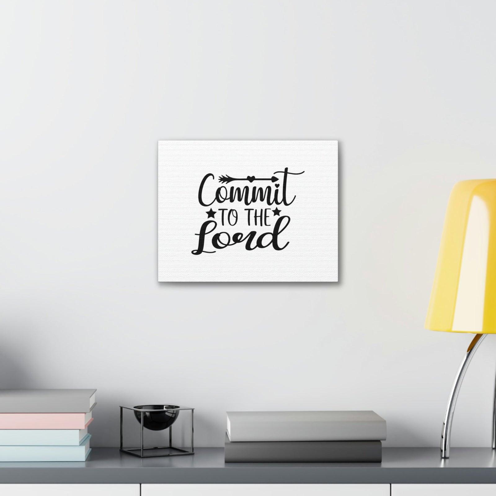 Scripture Walls Commit To The Lord Proverbs 16:3 Arrows Christian Wall Art Bible Verse Print Ready to Hang Unframed-Express Your Love Gifts
