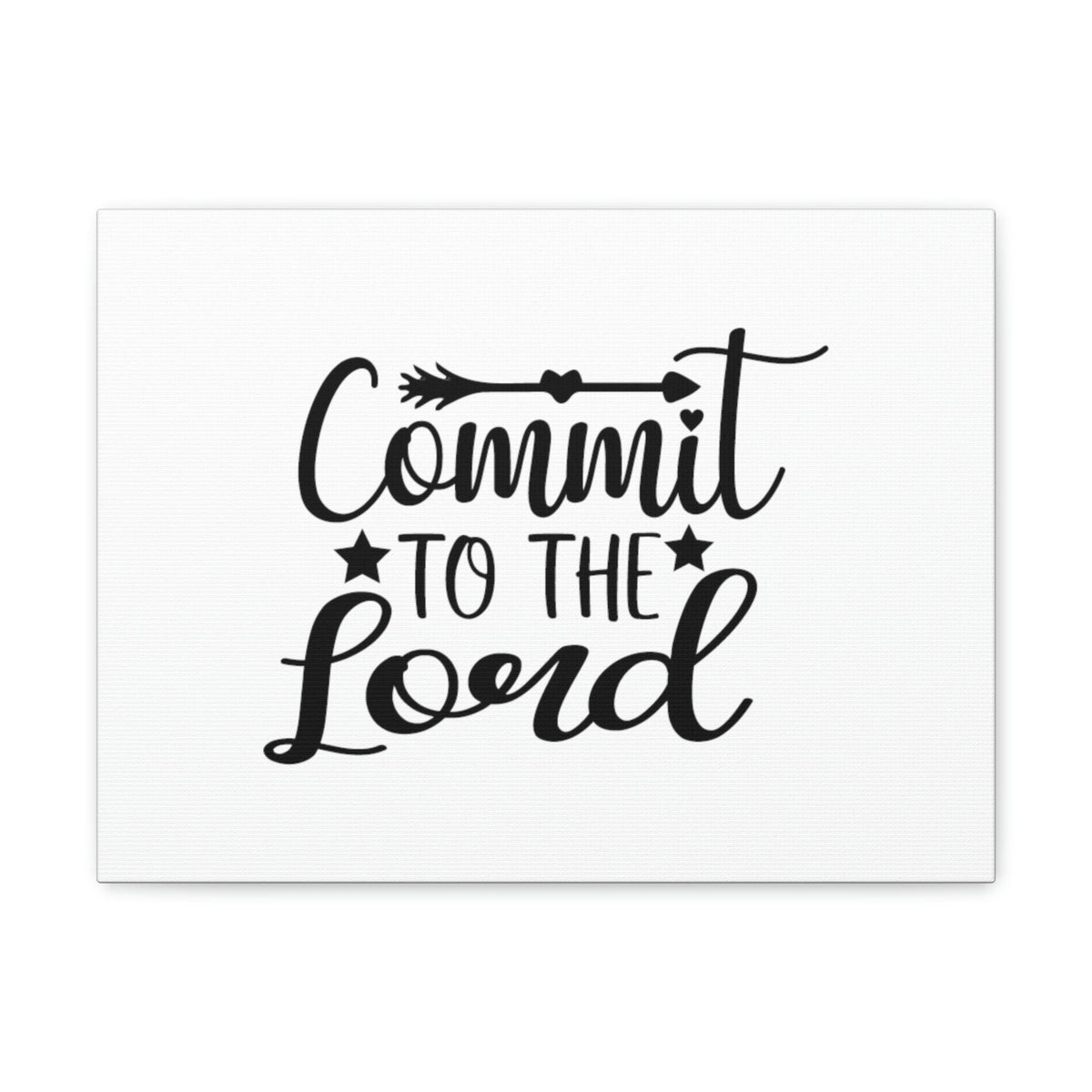 Scripture Walls Commit To The Lord Proverbs 16:3 Arrows Christian Wall Art Bible Verse Print Ready to Hang Unframed-Express Your Love Gifts