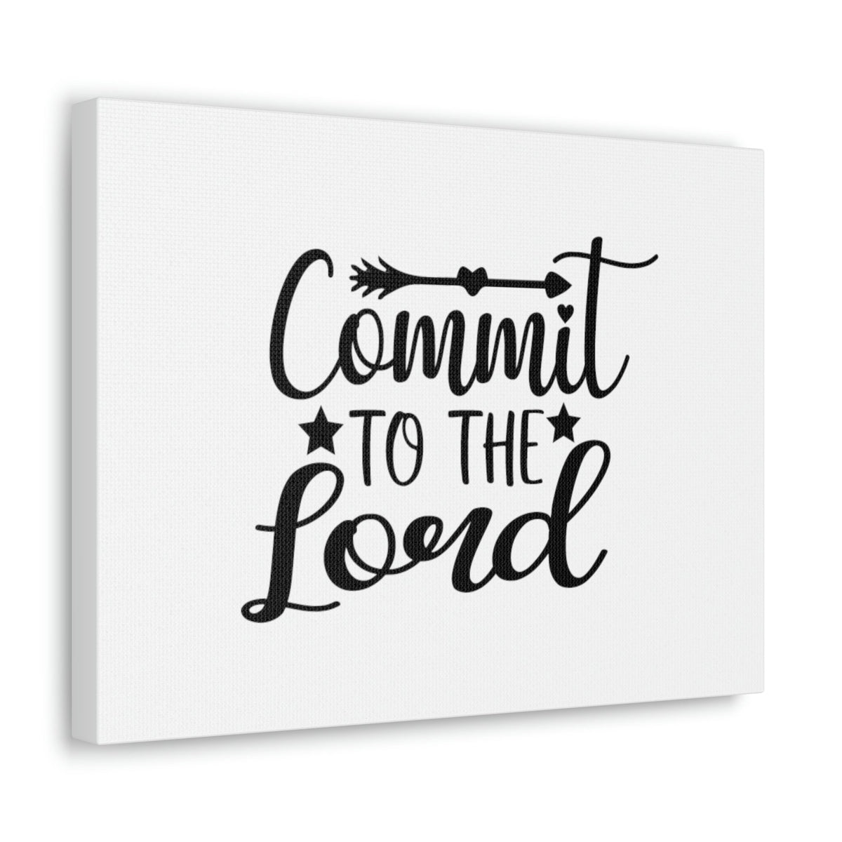 Scripture Walls Commit To The Lord Proverbs 16:3 Arrows Christian Wall Art Bible Verse Print Ready to Hang Unframed-Express Your Love Gifts