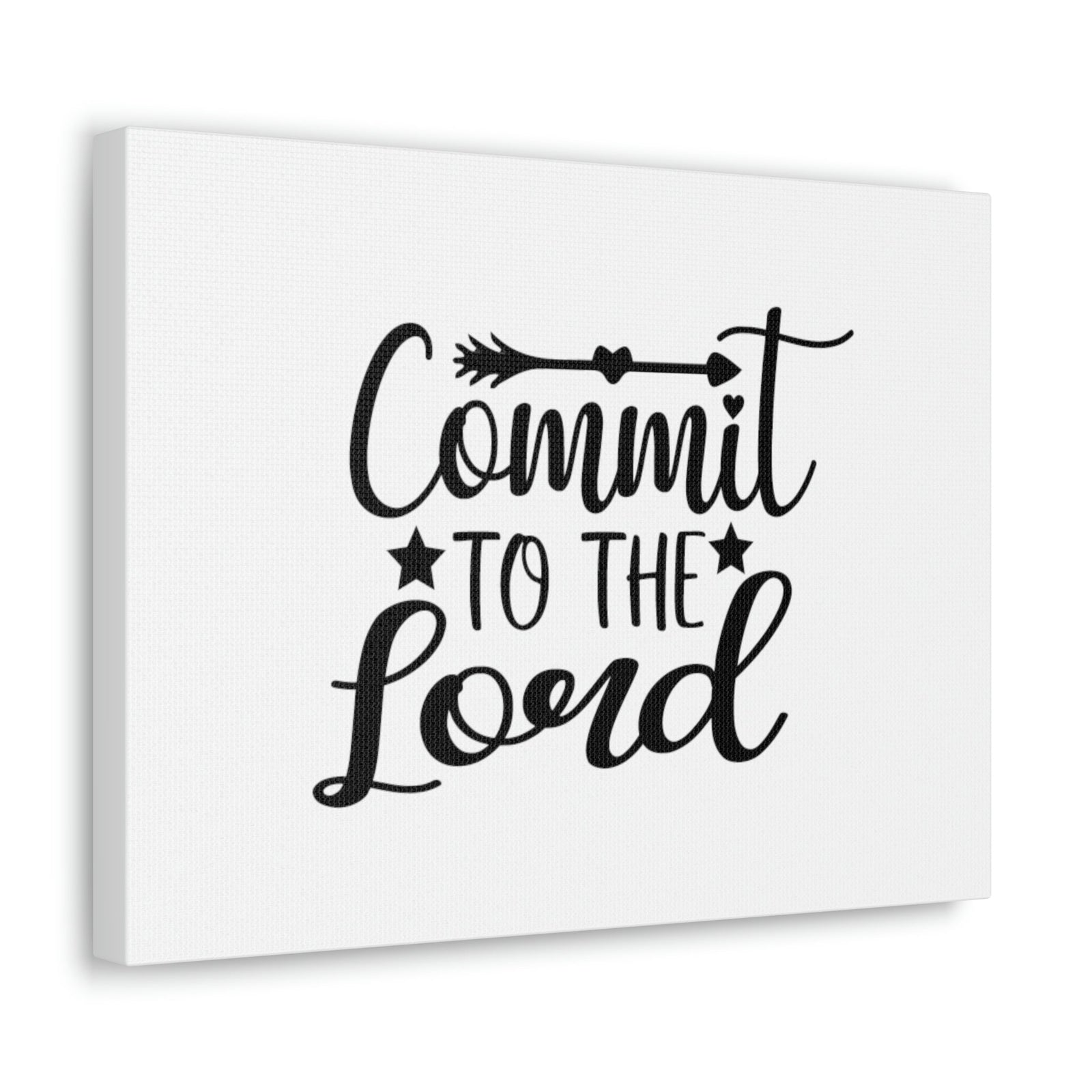 Scripture Walls Commit To The Lord Proverbs 16:3 Arrows Christian Wall Art Bible Verse Print Ready to Hang Unframed-Express Your Love Gifts