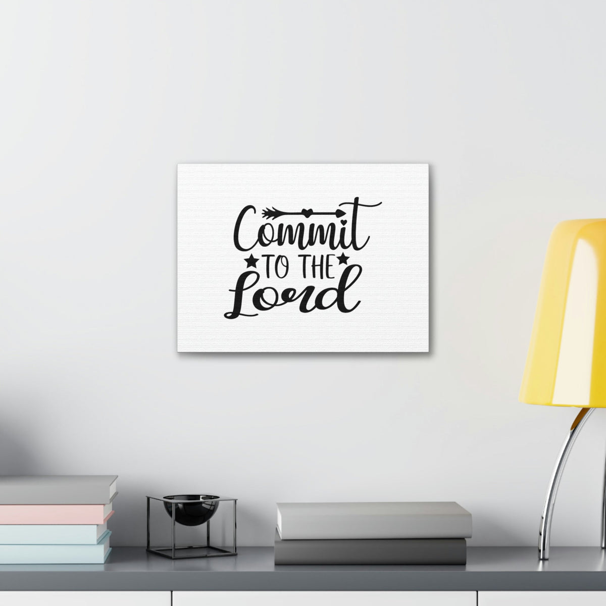 Scripture Walls Commit To The Lord Proverbs 16:3 Arrows Christian Wall Art Bible Verse Print Ready to Hang Unframed-Express Your Love Gifts