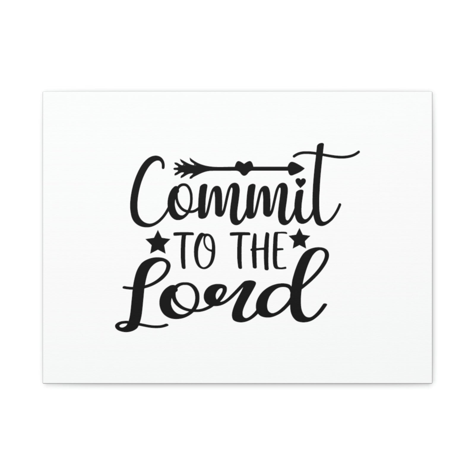 Scripture Walls Commit To The Lord Proverbs 16:3 Arrows Christian Wall Art Bible Verse Print Ready to Hang Unframed-Express Your Love Gifts