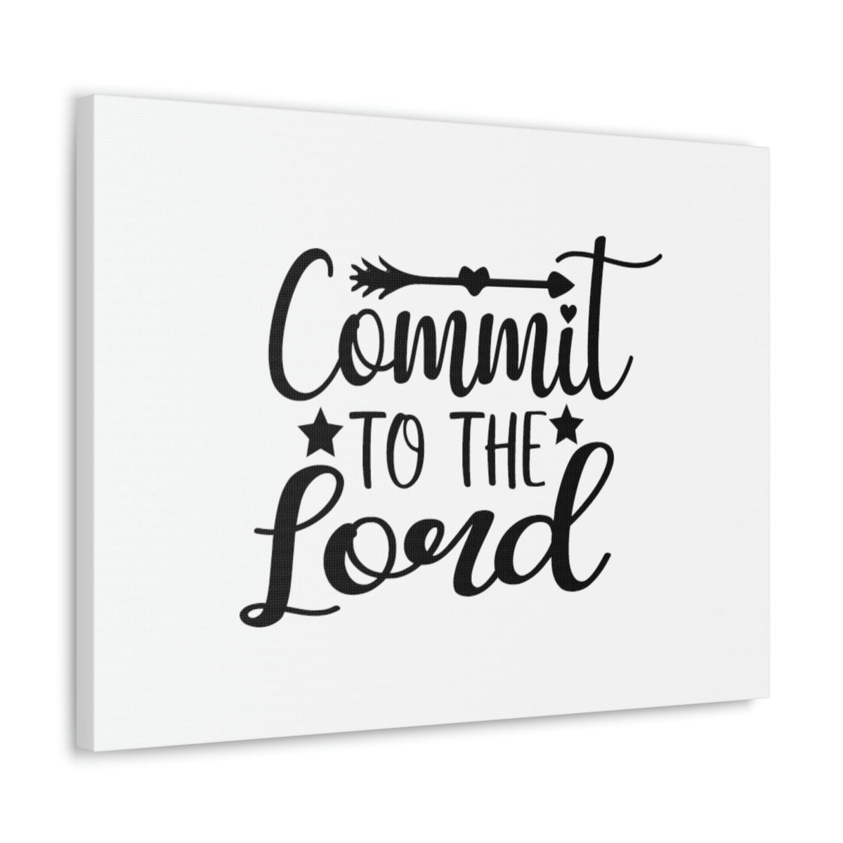 Scripture Walls Commit To The Lord Proverbs 16:3 Arrows Christian Wall Art Bible Verse Print Ready to Hang Unframed-Express Your Love Gifts