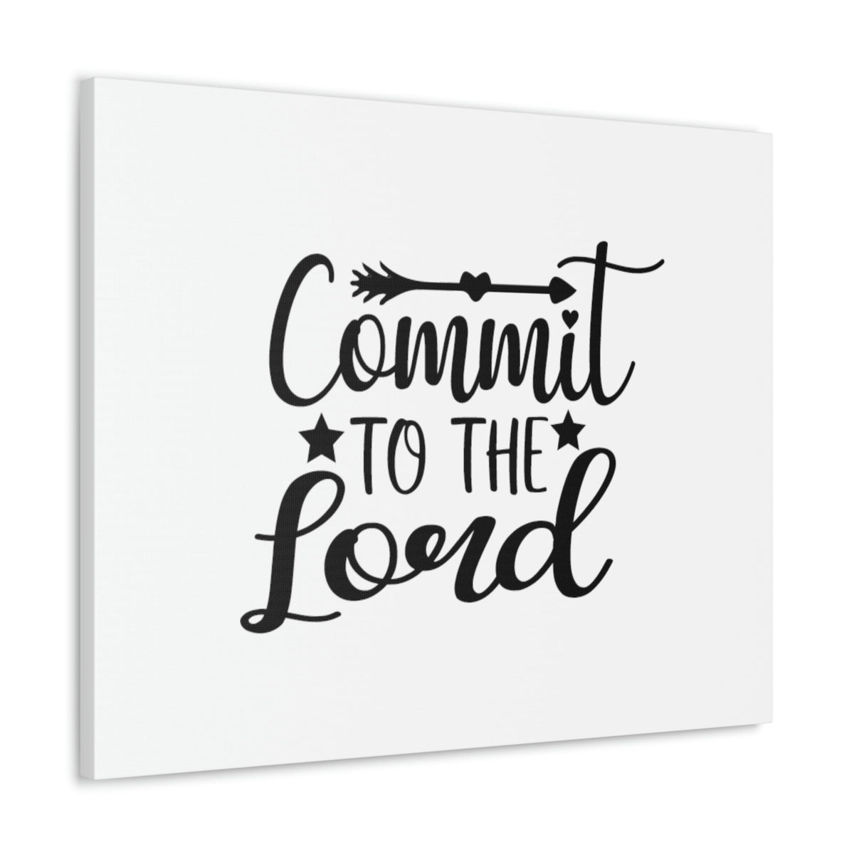 Scripture Walls Commit To The Lord Proverbs 16:3 Arrows Christian Wall Art Bible Verse Print Ready to Hang Unframed-Express Your Love Gifts