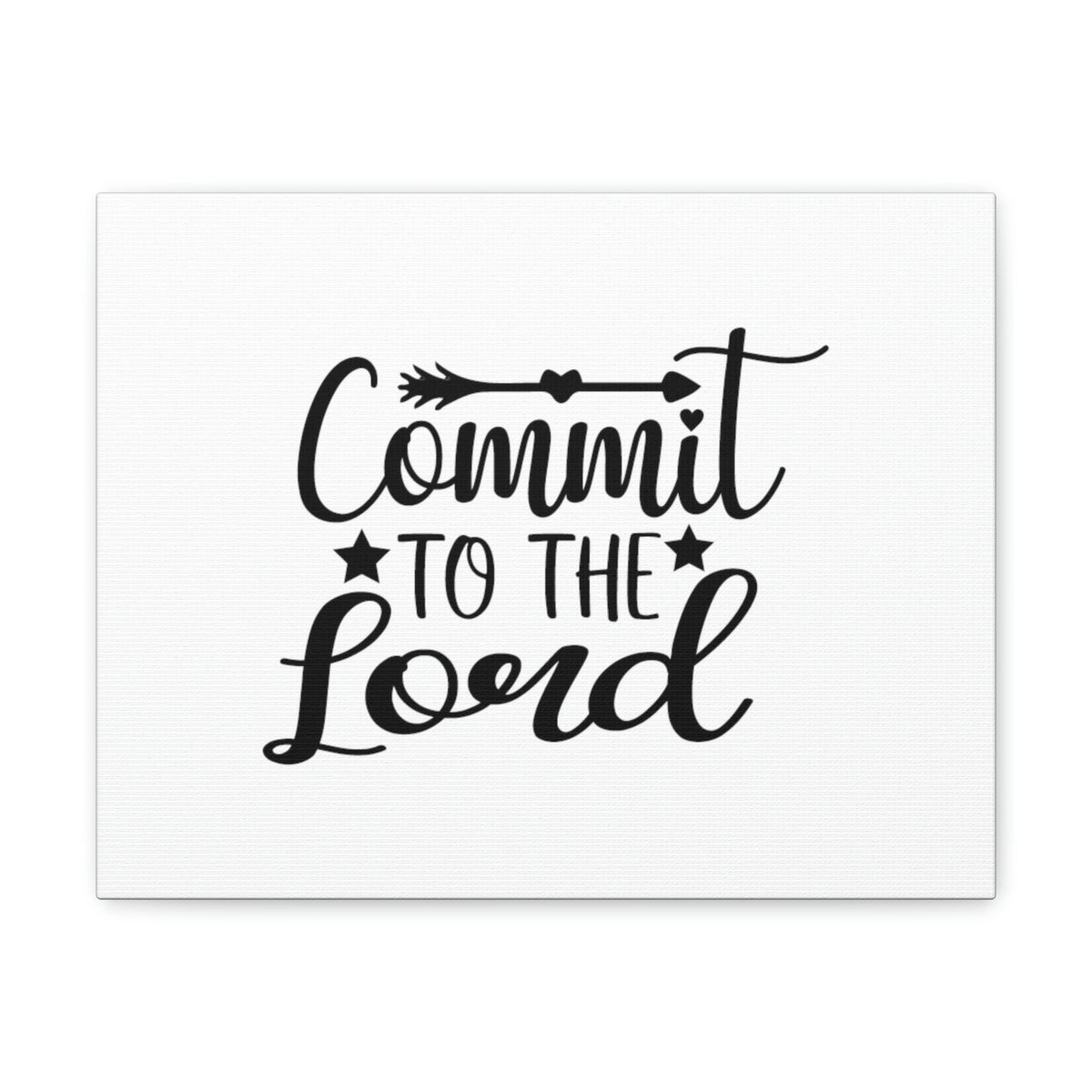 Scripture Walls Commit To The Lord Proverbs 16:3 Arrows Christian Wall Art Bible Verse Print Ready to Hang Unframed-Express Your Love Gifts