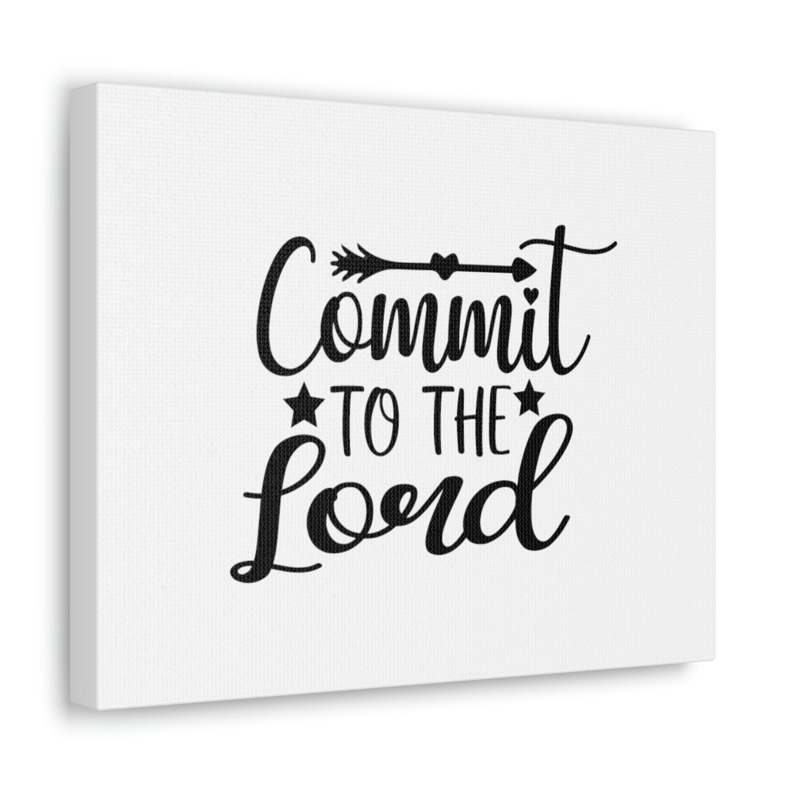 Scripture Walls Commit To The Lord Proverbs 16:3 Arrows Christian Wall Art Bible Verse Print Ready to Hang Unframed-Express Your Love Gifts