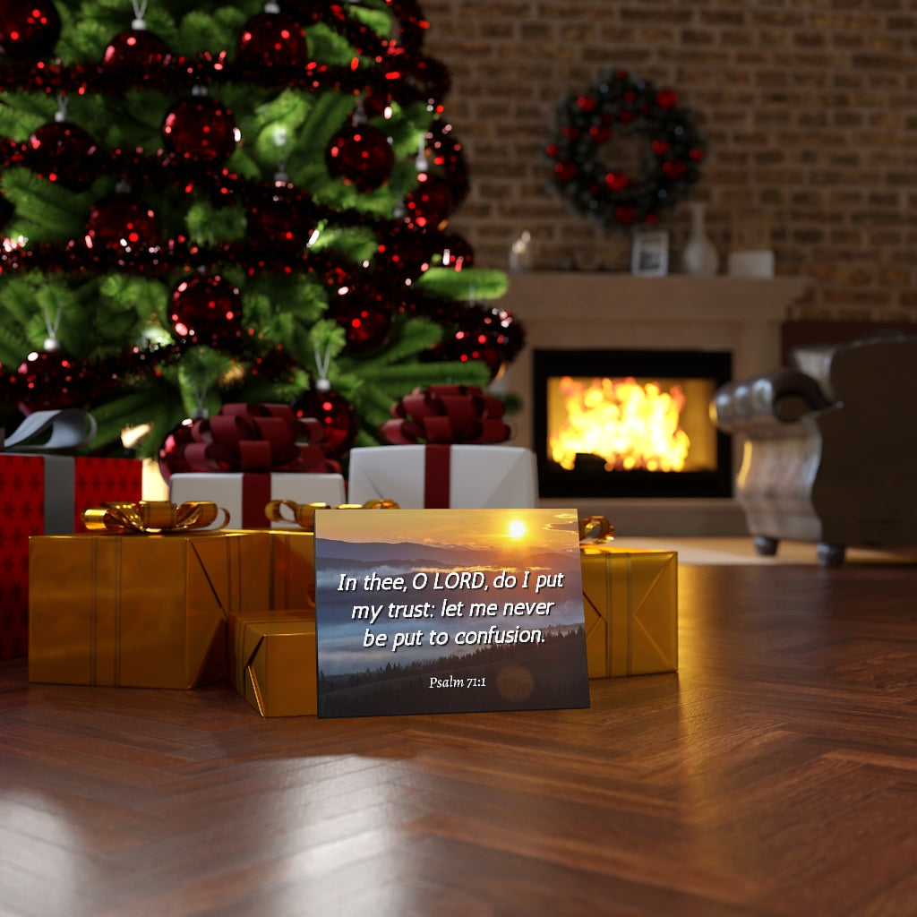 Scripture Walls Confusion Psalm 71:1 Bible Verse Canvas Christian Wall Art Ready to Hang Unframed-Express Your Love Gifts