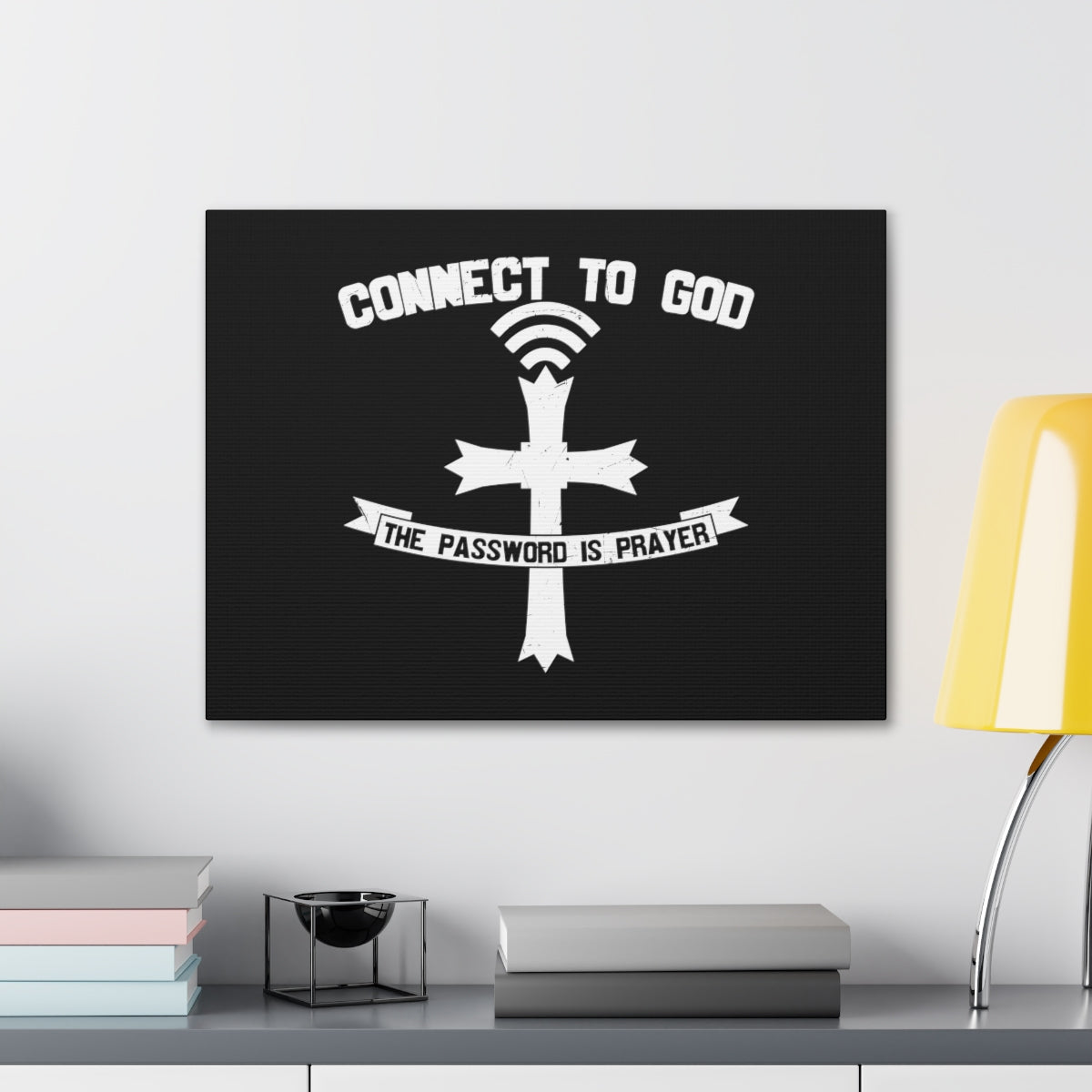 Scripture Walls Connect To God Colossians 1:17 Christian Wall Art Bible Verse Print Ready to Hang Unframed-Express Your Love Gifts