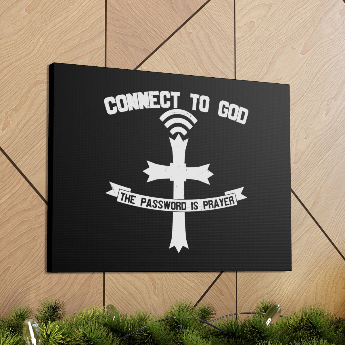 Scripture Walls Connect To God Colossians 1:17 Christian Wall Art Bible Verse Print Ready to Hang Unframed-Express Your Love Gifts