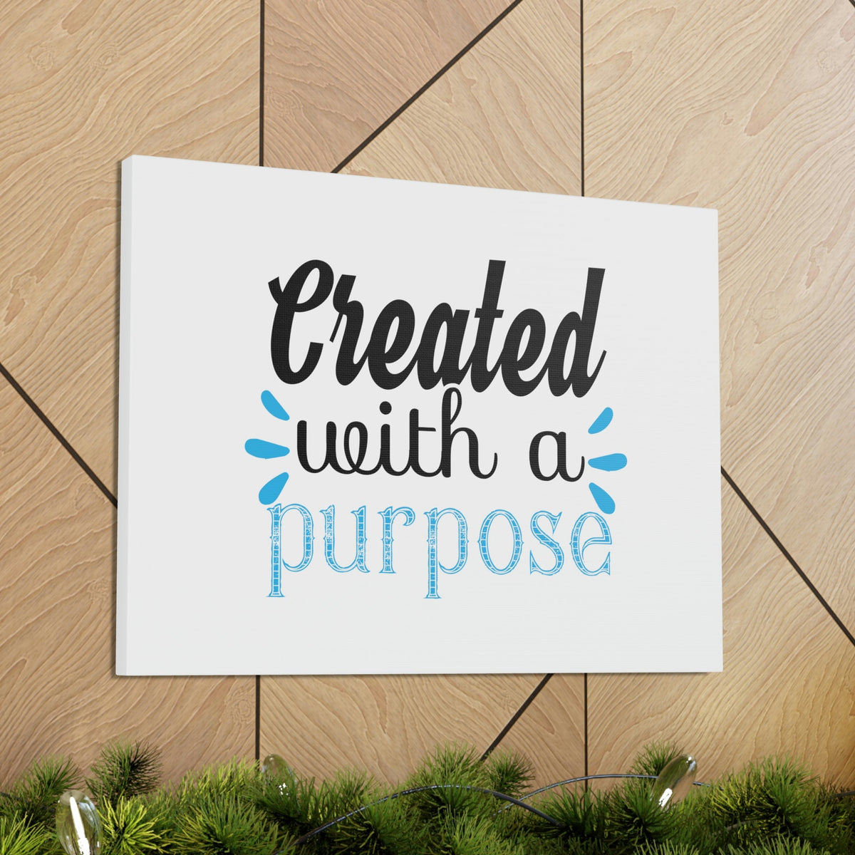 Scripture Walls Created With A Purpose Isaiah 45:18 Christian Wall Art Bible Verse Print Ready to Hang Unframed-Express Your Love Gifts