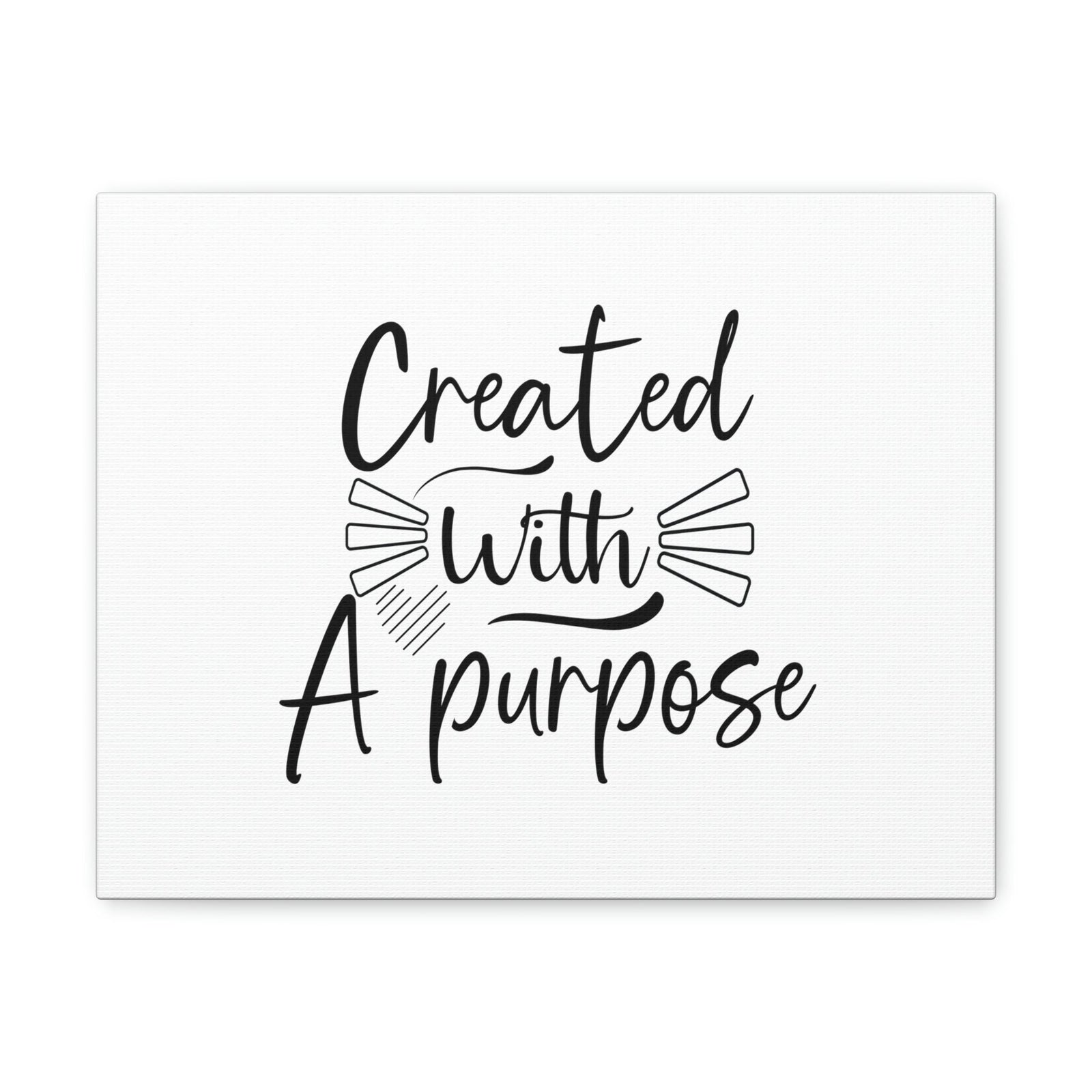 Scripture Walls Created With A Purpose Isaiah 45:18 Line Heart Christian Wall Art Bible Verse Print Ready to Hang Unframed-Express Your Love Gifts