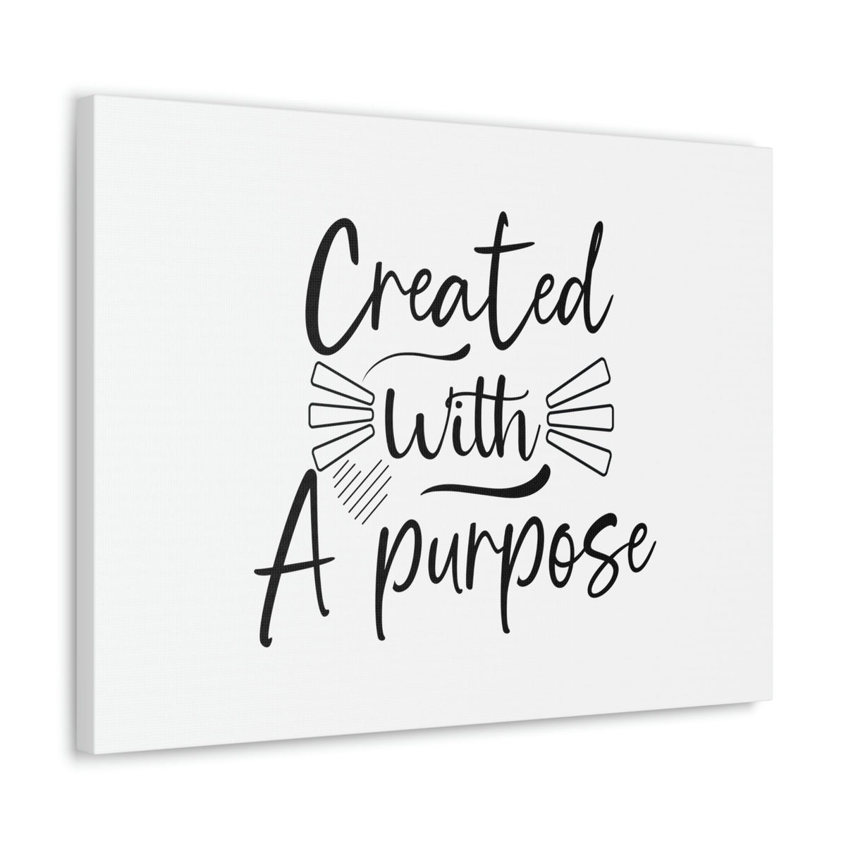 Scripture Walls Created With A Purpose Isaiah 45:18 Line Heart Christian Wall Art Bible Verse Print Ready to Hang Unframed-Express Your Love Gifts