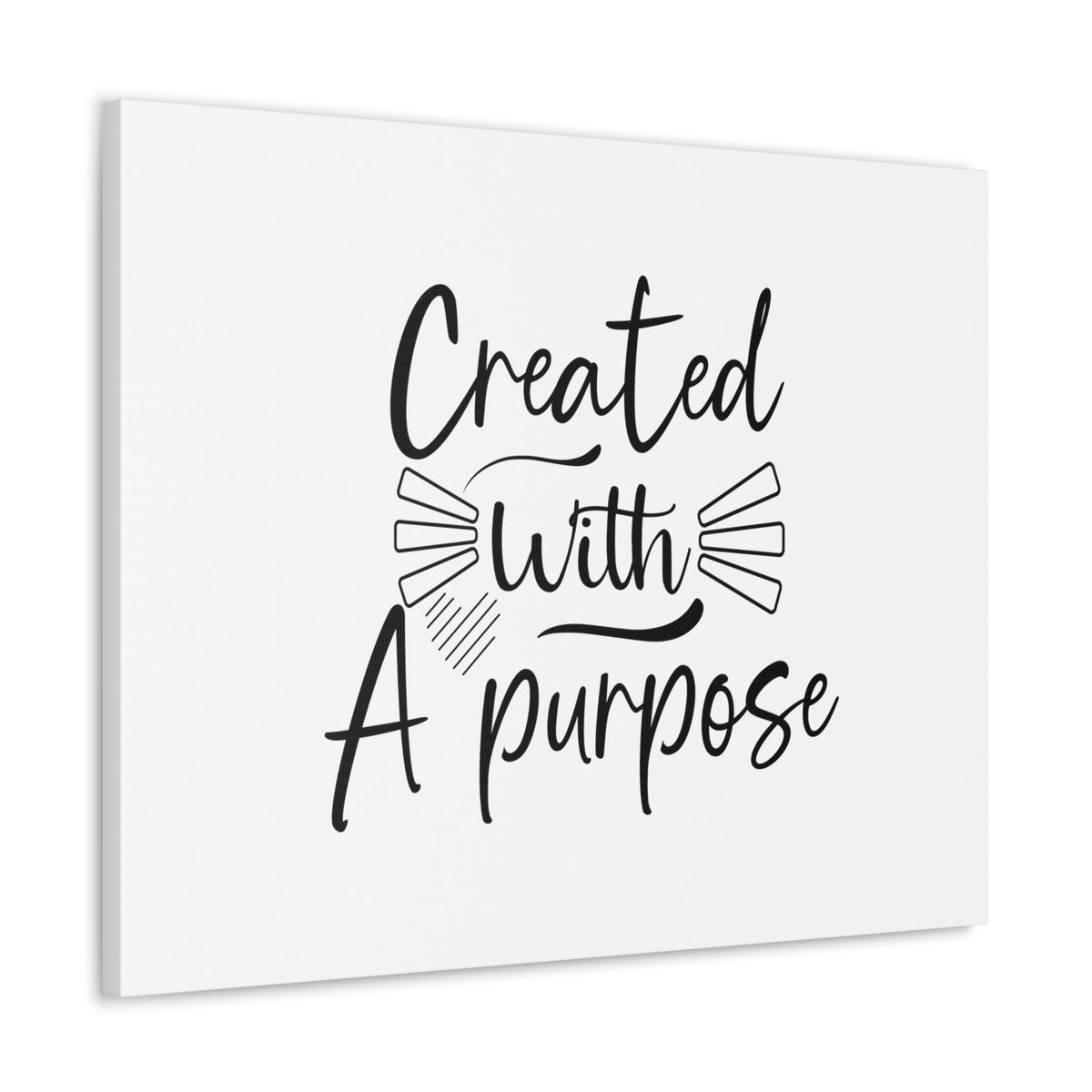 Scripture Walls Created With A Purpose Isaiah 45:18 Line Heart Christian Wall Art Bible Verse Print Ready to Hang Unframed-Express Your Love Gifts