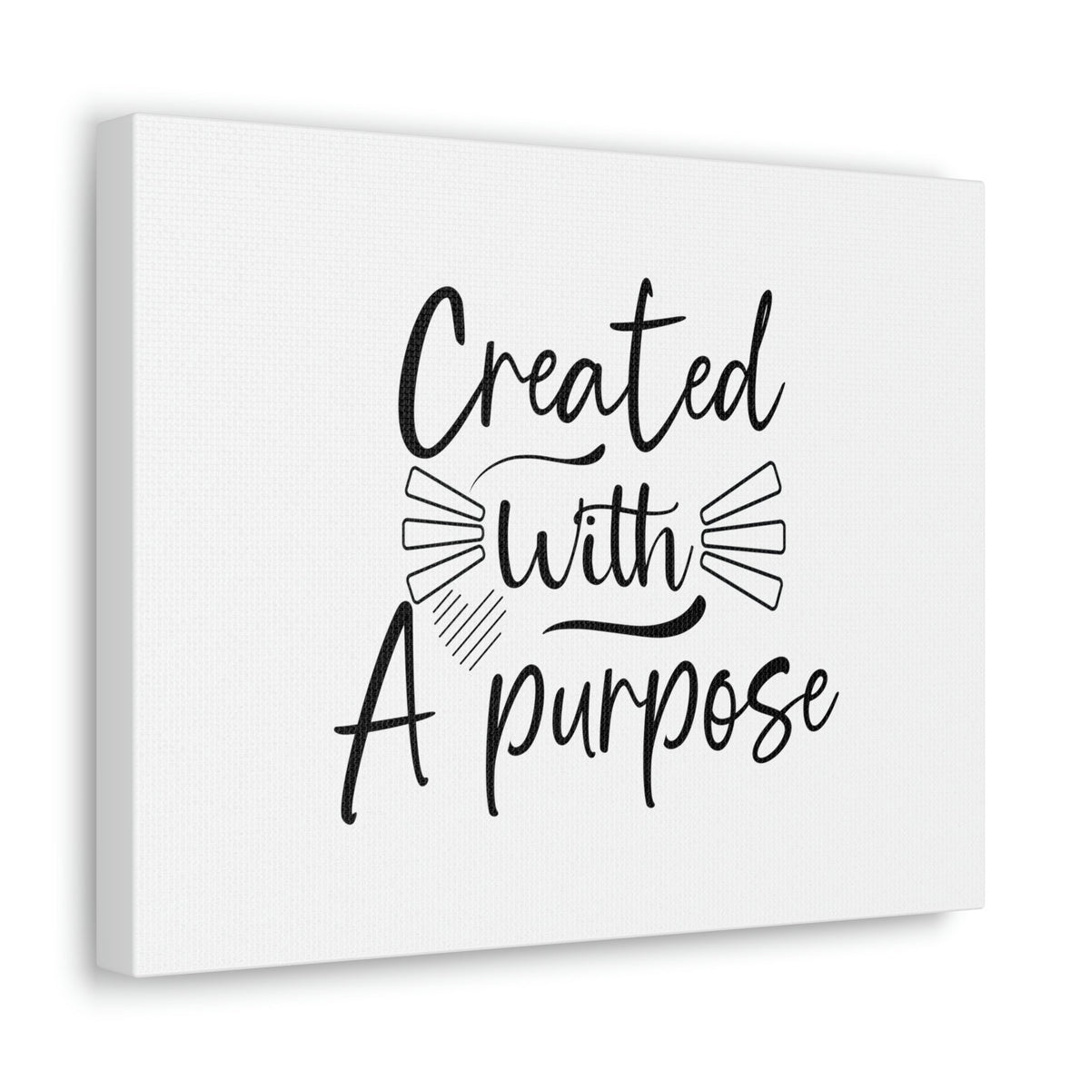 Scripture Walls Created With A Purpose Isaiah 45:18 Line Heart Christian Wall Art Bible Verse Print Ready to Hang Unframed-Express Your Love Gifts
