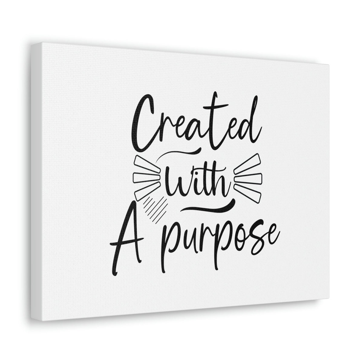 Scripture Walls Created With A Purpose Isaiah 45:18 Line Heart Christian Wall Art Bible Verse Print Ready to Hang Unframed-Express Your Love Gifts