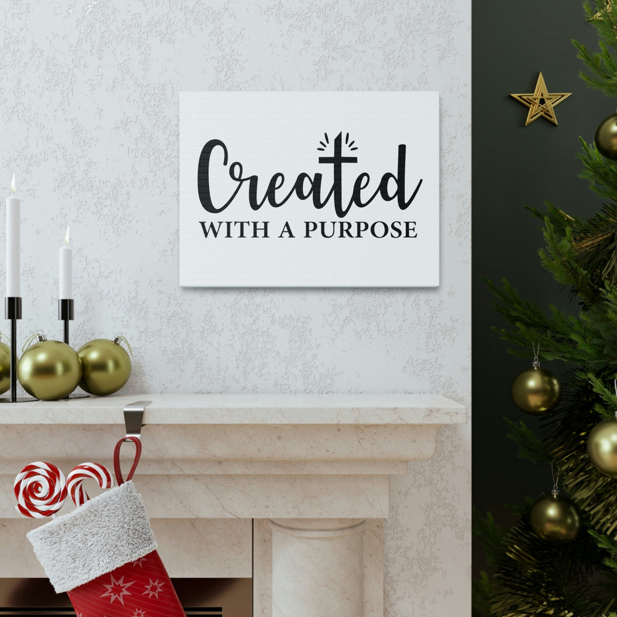 Scripture Walls Created With A Purpose Proverbs 16:4 Christian Wall Art Print Ready to Hang Unframed-Express Your Love Gifts