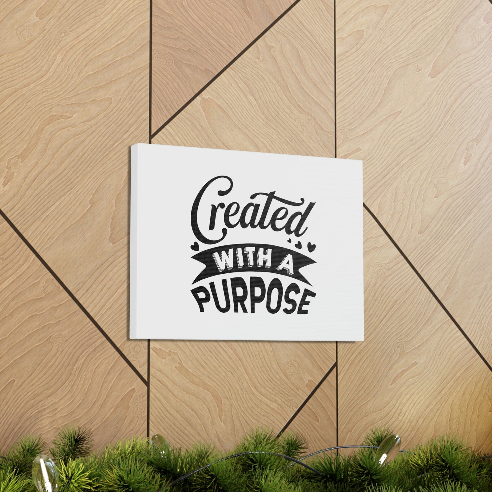 Scripture Walls Created With A Purpose Proverbs 16:4 Hearts Christian Wall Art Bible Verse Print Ready to Hang Unframed-Express Your Love Gifts