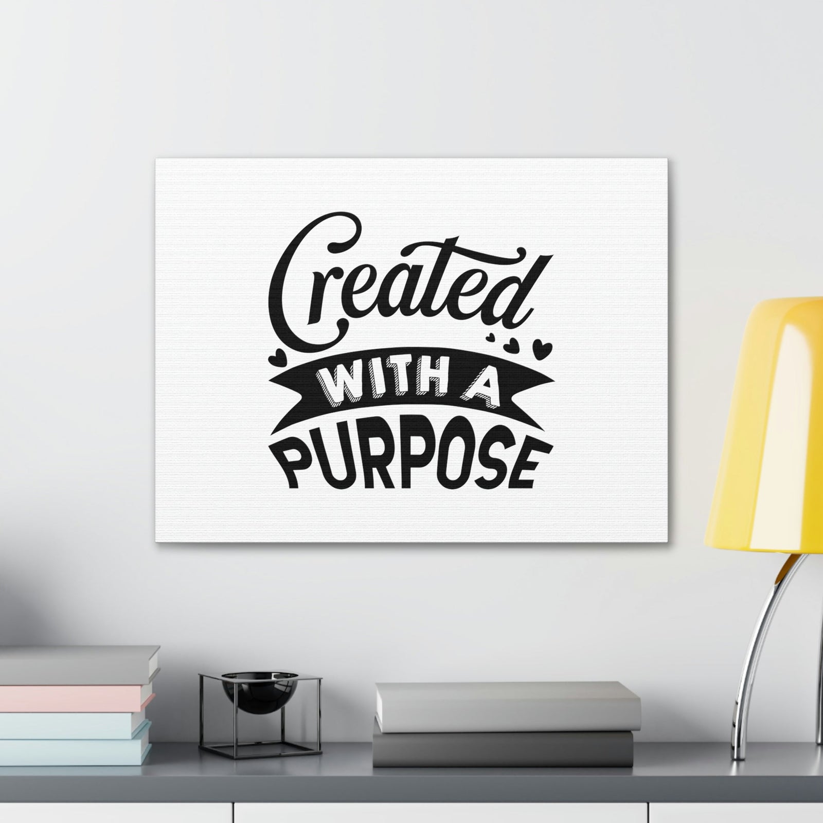 Scripture Walls Created With A Purpose Proverbs 16:4 Hearts Christian Wall Art Bible Verse Print Ready to Hang Unframed-Express Your Love Gifts