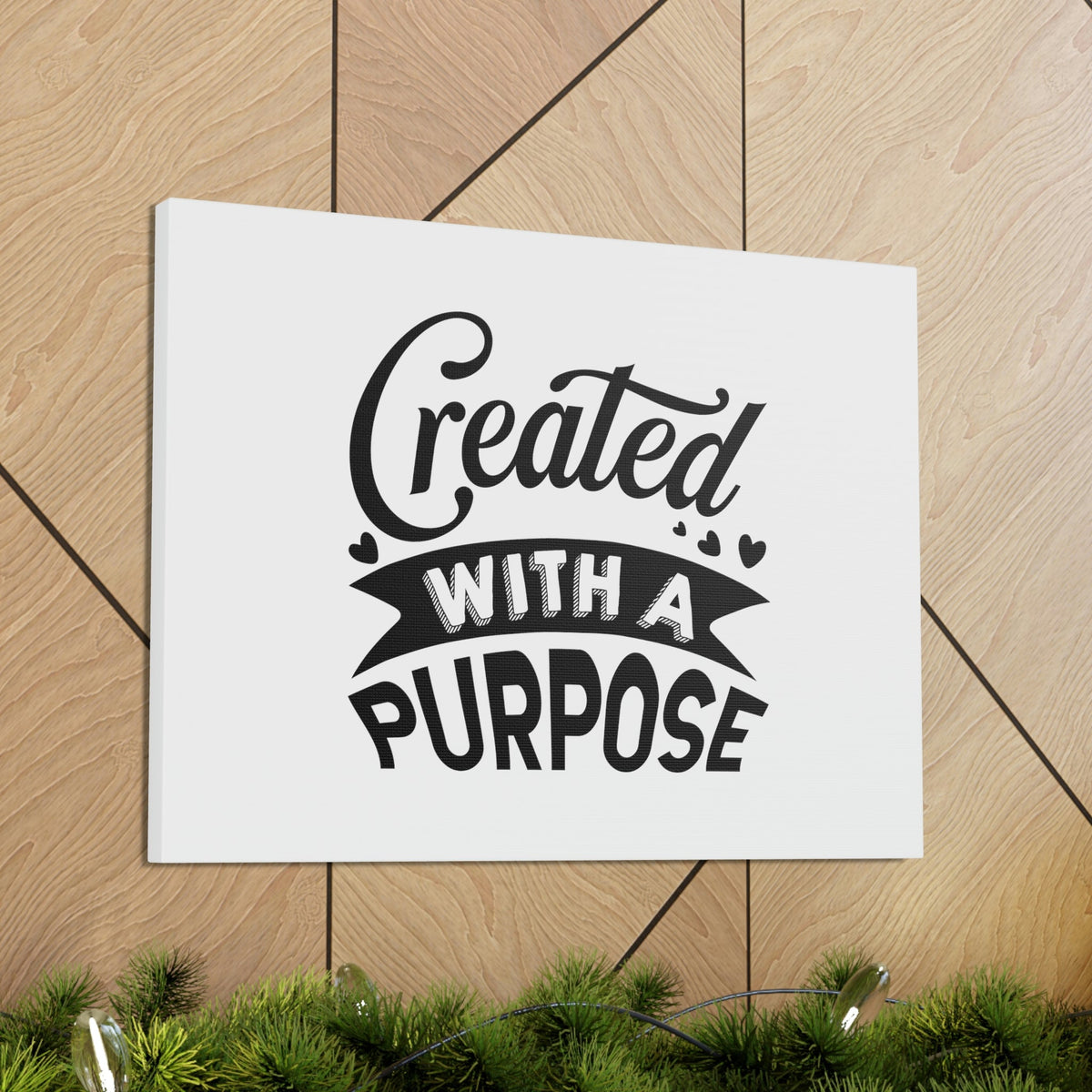 Scripture Walls Created With A Purpose Proverbs 16:4 Hearts Christian Wall Art Bible Verse Print Ready to Hang Unframed-Express Your Love Gifts