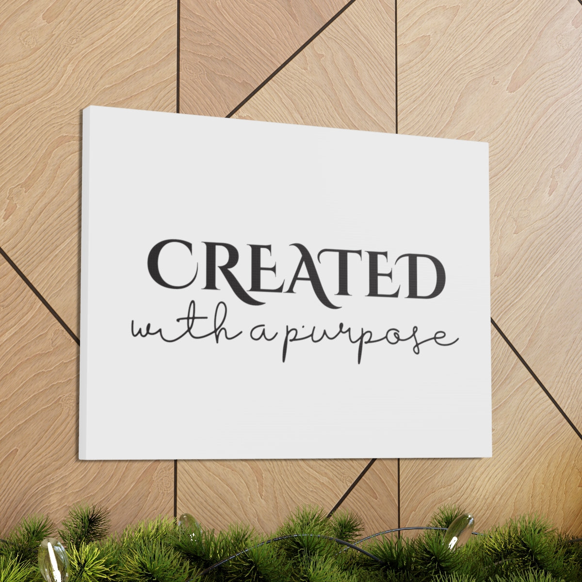 Scripture Walls Created With A Purpose Proverbs 16:4 White Christian Wall Art Bible Verse Print Ready to Hang Unframed-Express Your Love Gifts