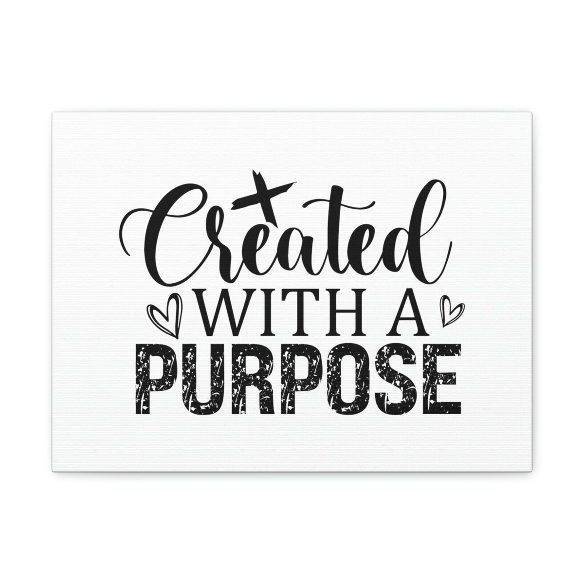 Scripture Walls Created With A Purpose Romans 8:28 White Hearts Christian Wall Art Bible Verse Print Ready to Hang Unframed-Express Your Love Gifts