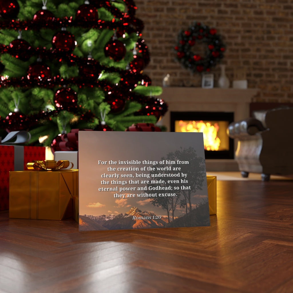 Scripture Walls Creation Of The World Romans 1:20 Bible Verse Canvas Christian Wall Art Ready to Hang Unframed-Express Your Love Gifts