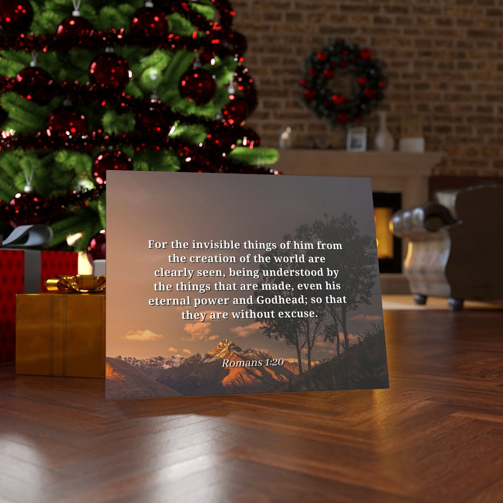 Scripture Walls Creation Of The World Romans 1:20 Bible Verse Canvas Christian Wall Art Ready to Hang Unframed-Express Your Love Gifts