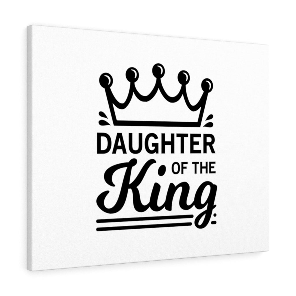 Scripture Walls Daughter Of The King Bible Verse Canvas Christian Wall Art Ready to Hang Unframed-Express Your Love Gifts